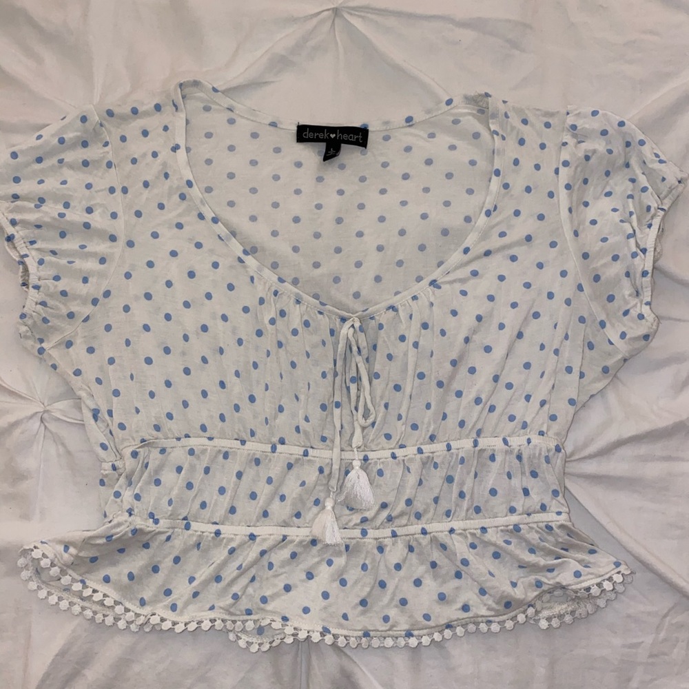 Polka Dot Crop Top
